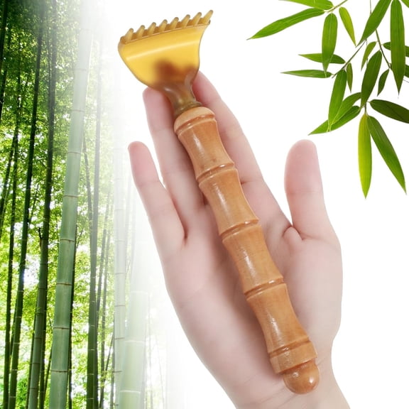 XIBUFE Extendable Bamboo Back Scratcher,Portable Telescoping Back Scratcher Wooden Long Handle Retractable Backscratcher for Adults Men Women,Versatile Back Scratcher for Women