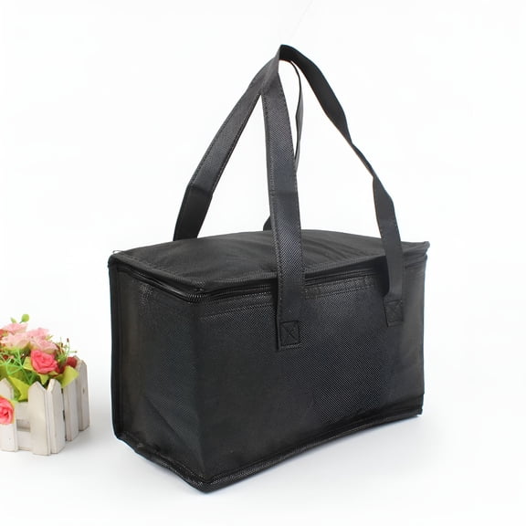 XIBUFE Extra Large Insulated Food Delivery Bag, 60Lbs Weight-Bearing Cooler Bag for Catering, Keeps Food Hot/Cold, Sturdy Zippers, Reusable Thermal Bag