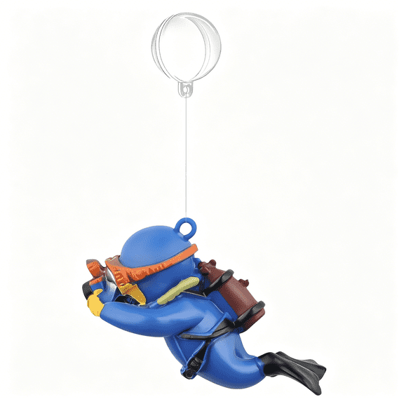 XIBUFE Floating Fish Tank Decorations,Aquarium Decorations,Lovely Diver Fish Tank Decorations,Floating Device Fish Tank Accessories,Suitable for All Kinds of Fish Tanks