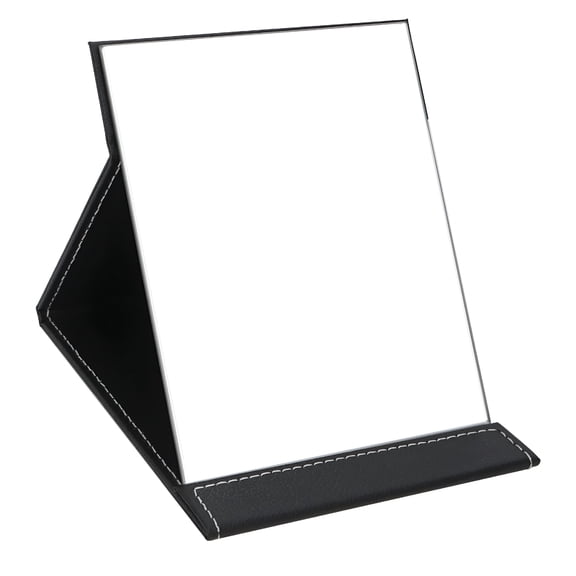 XIBUFE Folding Travel Mirror,Portable Adjustable Rectangular Ultrathin Mirror,For Travel,Camping,Home(6.4W5.3L)