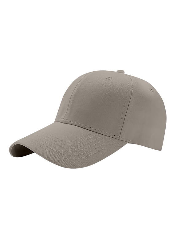 Hats for Men, Mens Hats, Baseball Cap, Baseball Casual Summer Outdoors 1pc Color Solid Women's Cap Sports Men's Hat and Baseball Caps, Khaki cap One Size