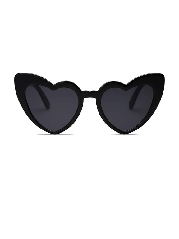 Heart Shaped Sunglasses Goggles Vintage Cat Eye Mod Style Retro Kurt Cobain Glasses Heart Shaped Sunglasses