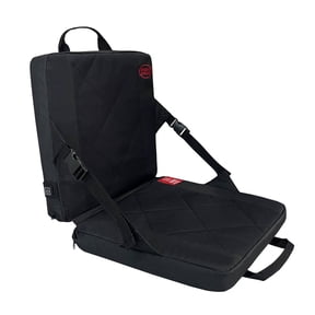 XIBUFE Heated Stadium Seats with Back Support, Padded Bleacher Chair with Zipper Pocket, Portable Cushion for Outdoor Sports