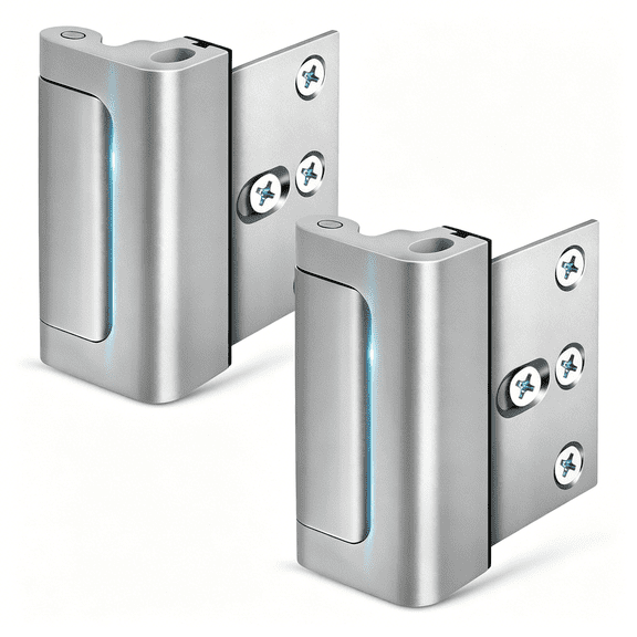 XIBUFE Home Security Door Reinforcement Lock Child Proof High Security Door Lock Front Door Locks for Kids Safety Withstand 800Lbs Door Latch Lock