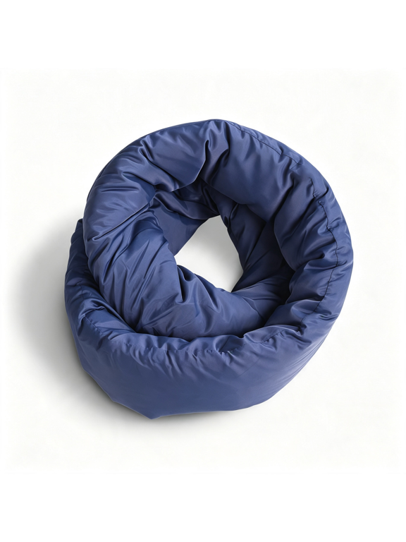 Infinity Pillow-Home Travel Soft Neck Scarf Support Sleep Infinity Travel Pillow (Navy)