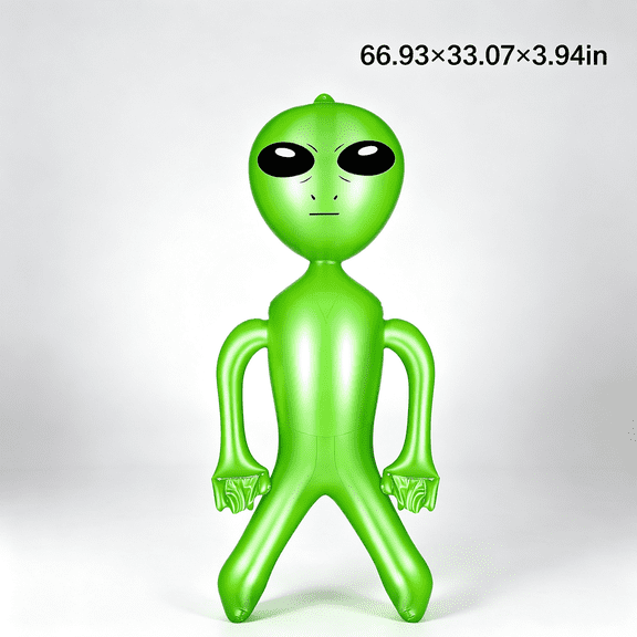 XIBUFE Inflatable for Party Decorations, Green Blow up 63 Inch,Inflatable Balloon Party Decor, Blow Up Green for Garden