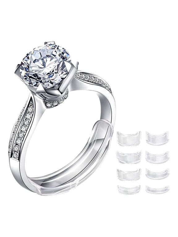 Invisible Ring Size Adjuster for Loose Rings Ring Adjuster Fit Any Rings, Assorted Sizes of Ring Sizer ring adjuster for loose rings women