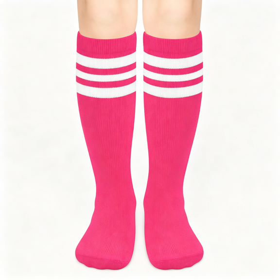 XIBUFE Kids Soccer Socks Toddler Baseball Socks Youth Softball Sock Boys Football Sock Team Sports Girls Athetic Accessory Football Toe Protect Socks