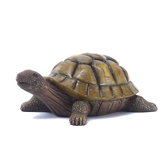 XIBUFE Lifelike Turtle Garden Statue, Durable Resin Tortoise Yard Ornament for Patio & Lawn Decor