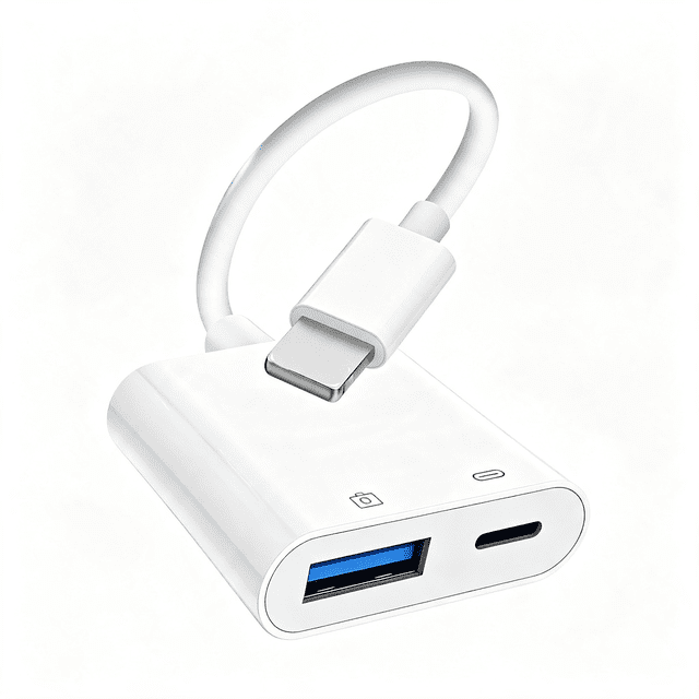 XIBUFE Lightning to Usb Camera Adapter,Usb 3.0 Female to Iphone Ipad ...
