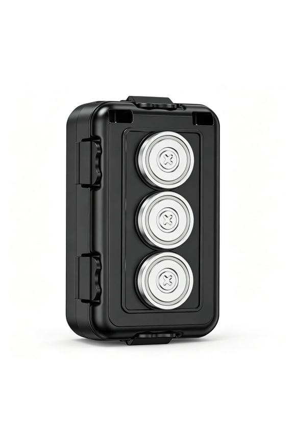 Magnetic Key Box,Magnetic Key Holder under Car,Magnetic Key Cabinets,Car Key Holder,Hide a Key Magnetic Holder,Waterproof Magnetic Key Hider Outdoor (Classic,Standard)