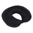 thumbnail image 1 of XIBUFE Memory Foam Travel Neck Pillow for Airplane Sleeping, Ergonomic Neck Support Cushion with Washable Cover, Portable Flight Resting Pillow for Long Trips, 1 of 7