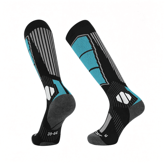 XIBUFE Merino Wool Ski Socks for Women Men Snowboard Knee High Thermal | Snowboarding Skiing Hiking Hunting Cold Weather Winter Warm Thick Sock, Arch Support Light Compression