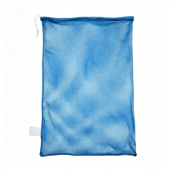 XIBUFE Mesh Equipment Bag Heavy-Duty Nylon Drawstring Bag with Lock & Id Tag, Breathable Storage Sack for Balls, Swim Gear, Laundry & Toys, Multiple Sizes & Colors