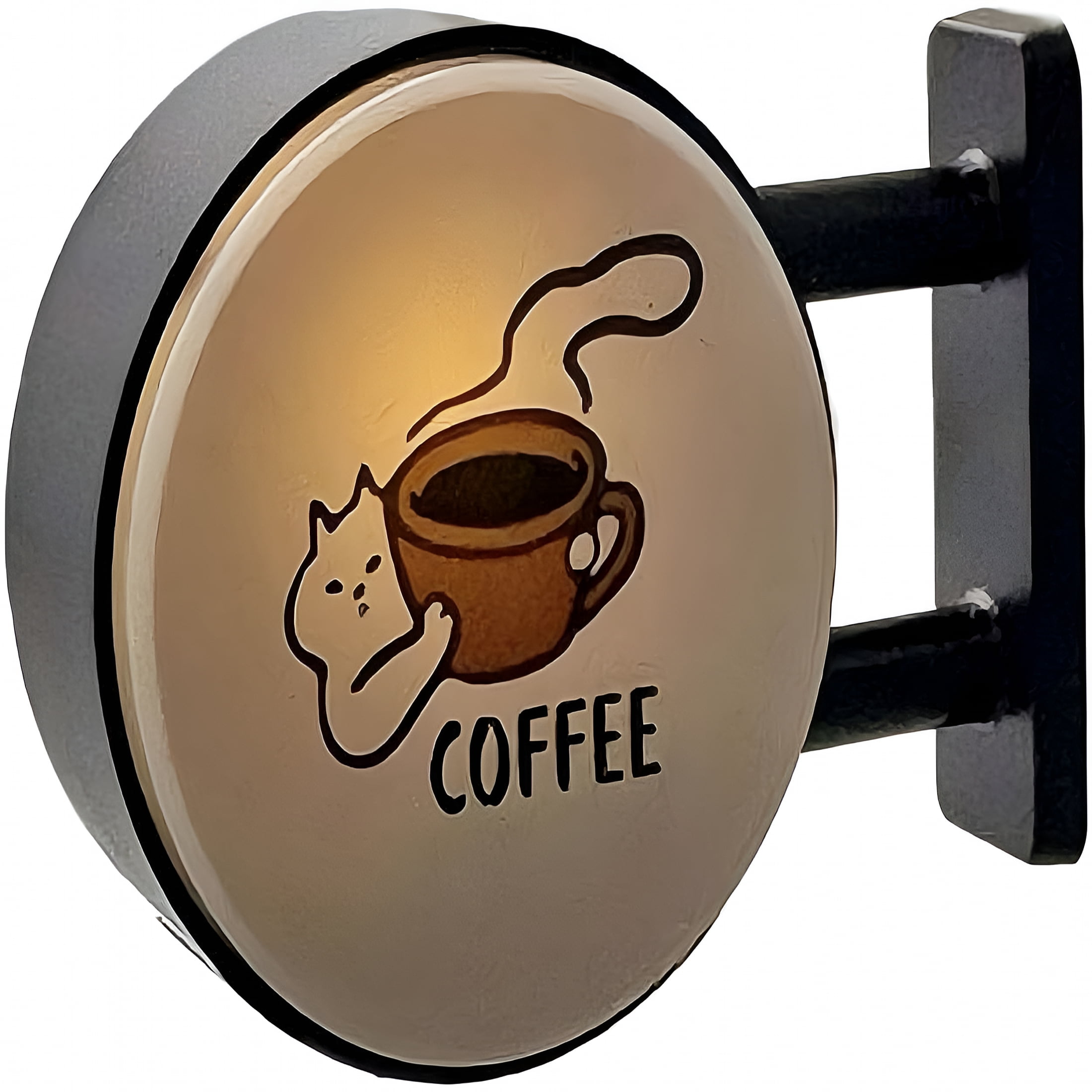XIBUFE Mini Magnetic Coffee Shop Refrigerator Decor,Retro Coffee Neon ...