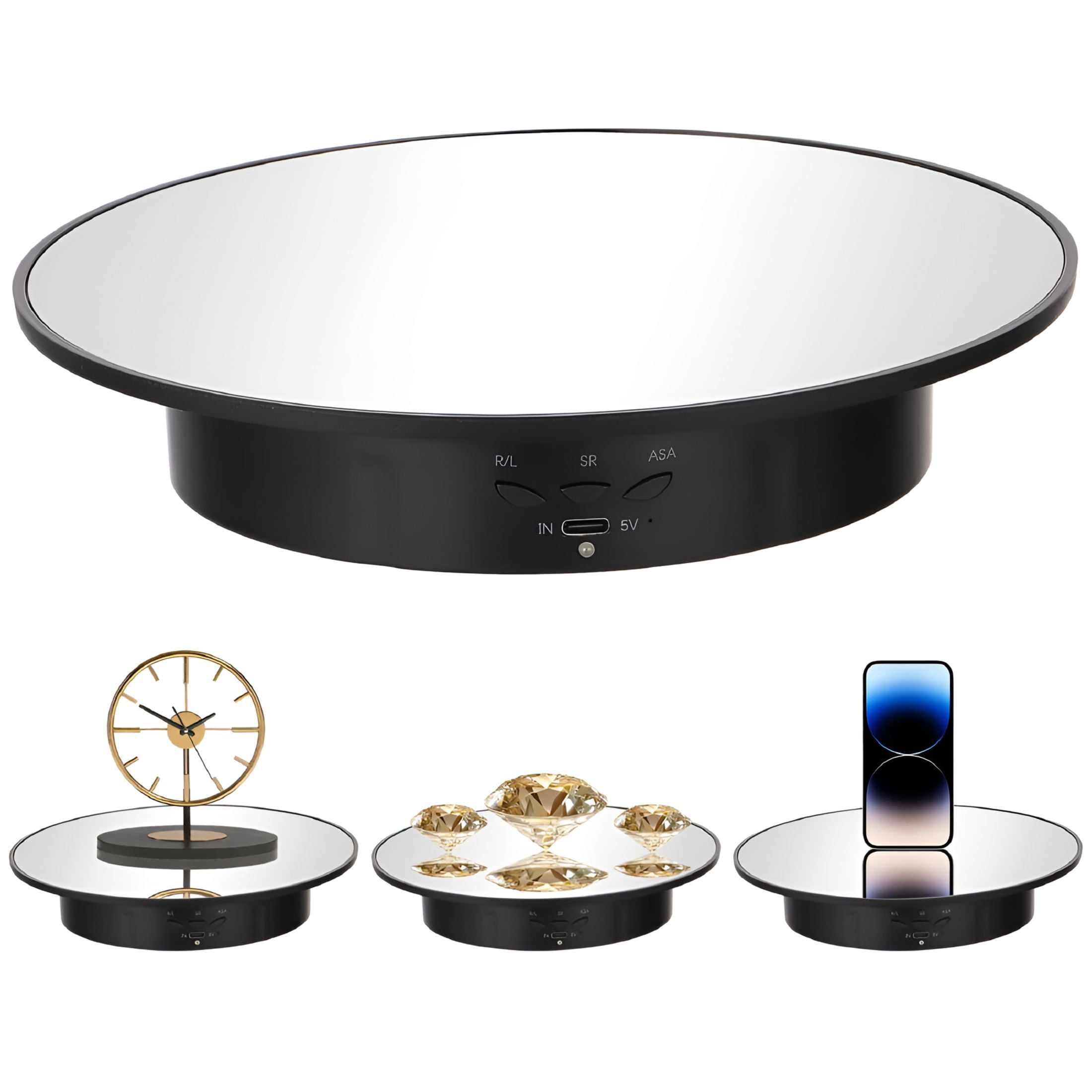 XIBUFE Motorized Rotating Display Stand,7.9