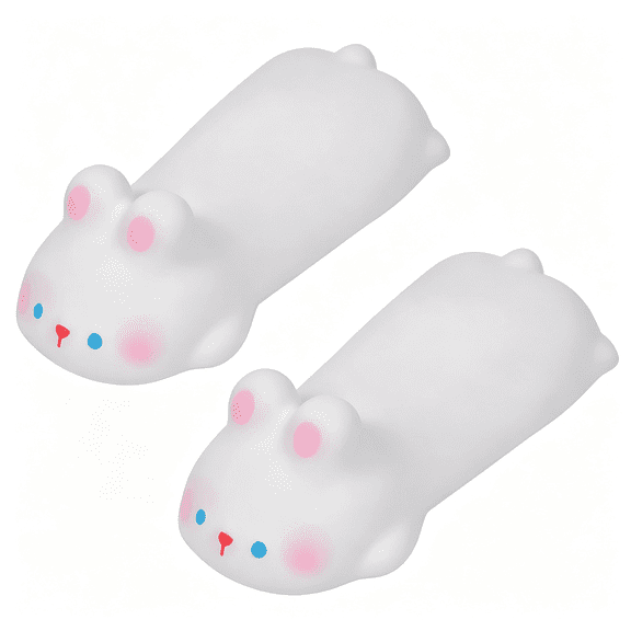 XIBUFE Mouse Wrist Rest 2 Sets, Cute Cat Design Mini Wrist Pad, Soft Hand Rest Palm Rest, Small Lightweight Portable,Wrist Support Mouse Wrist Cushion Arm Rest for Study/Student/Women
