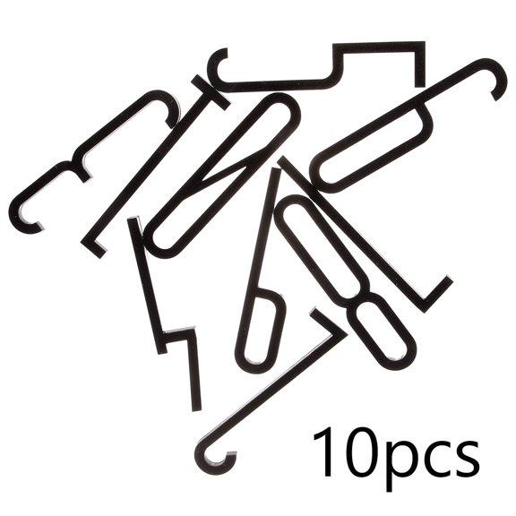 XIBUFE Number 10 Pcs Wall Sticker Decorate Three-Dimensional Acrylic Housef Homef Mailbox Numbers 3D Stickers