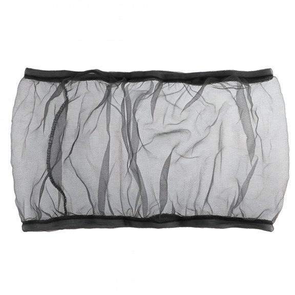 XIBUFE Nylon Mesh Bird Cage Cover Net Easy Cleaning Seed Catcher Guard Bird Essentials Bird Cage Seed Catcher (Black)