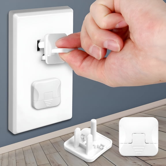 XIBUFE Outlet Covers Baby Proofing (40 Pcs) With Hidden Pull Handle Outlet Plug Covers Prevent Electric Shock Hazard Outlet Protector Difficult for Kids to Remove Child Proof Outlet Covers Outlet Cap