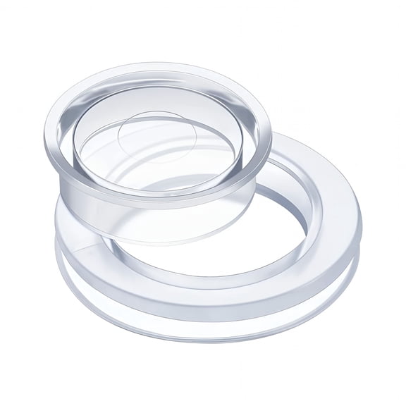 XIBUFE Patio Table Umbrella Hole Ring Plug Set, Silicone Cap Cover for 2 Inch Glass Table, Outdoor Furniture Umbrella Grommet Protector