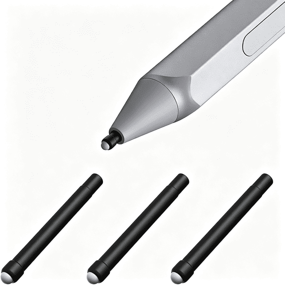 XIBUFE Pen Tips for Surface Pro 2017 Pen,(3 Pack,Original Hb Type) Original Surface Pen Tips Replacement Kit Fit Microsoft Surface Pro 2017 Pen (Model 1776) & Surface Pro 4 Pen - Black