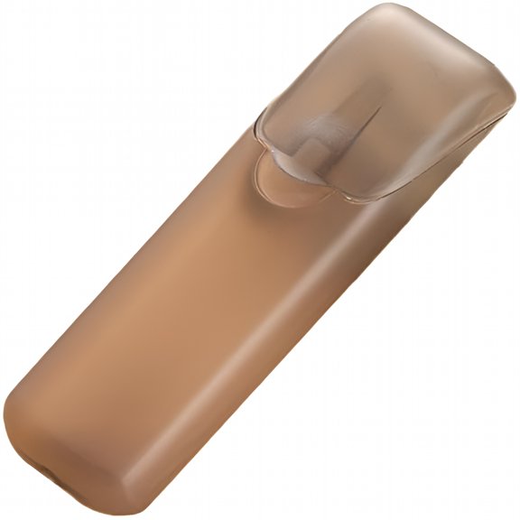 XIBUFE Portable Dental Floss & Toothpick Storage Box - Snap Lid Compact Organizer for Cotton Swabs Embroidery Needles (1PCS Brown)