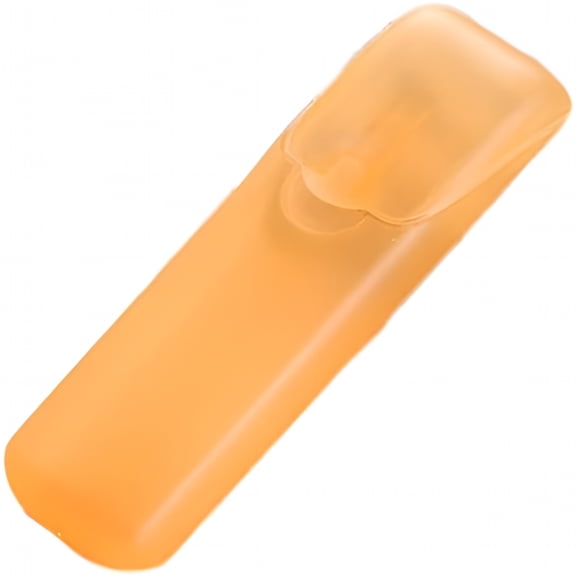 XIBUFE Portable Dental Floss & Toothpick Storage Box - Snap Lid Compact Organizer for Cotton Swabs Embroidery Needles (1PCS Yellow)