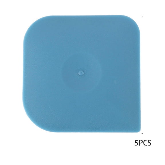 XIBUFE Premium Kitchen Pan Scraper Dish Scraper Tool,5 Pack Plastic Pot Scraper Food Scraper Nylon Scraper,Non-Scratch Cast Iron Scraper Plastic Scraper Tool for Pan Pot Skillet Dish