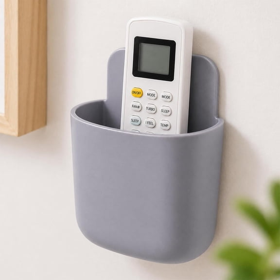 XIBUFE Remote Control Holder Remote Organizer for Table Remote Control Caddy Desk Living Room Storage Stand,Stylish Square Tray