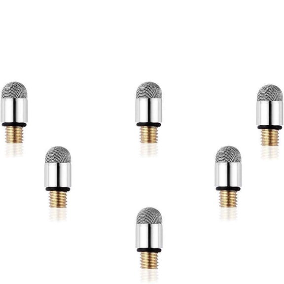XIBUFE Replacement Fiber Tips for 1St2Nd Generation Disc Stylus Only|6 Pack,Thin,High Smooth Writing Pen Tips