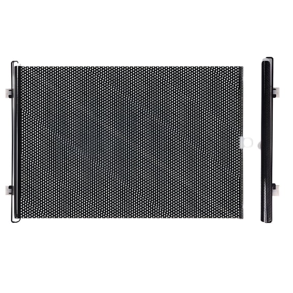 XIBUFE Retractable Safety Gate, Mesh Baby and Pet Dog Fence for Stairs and Doorways, 50x125cm