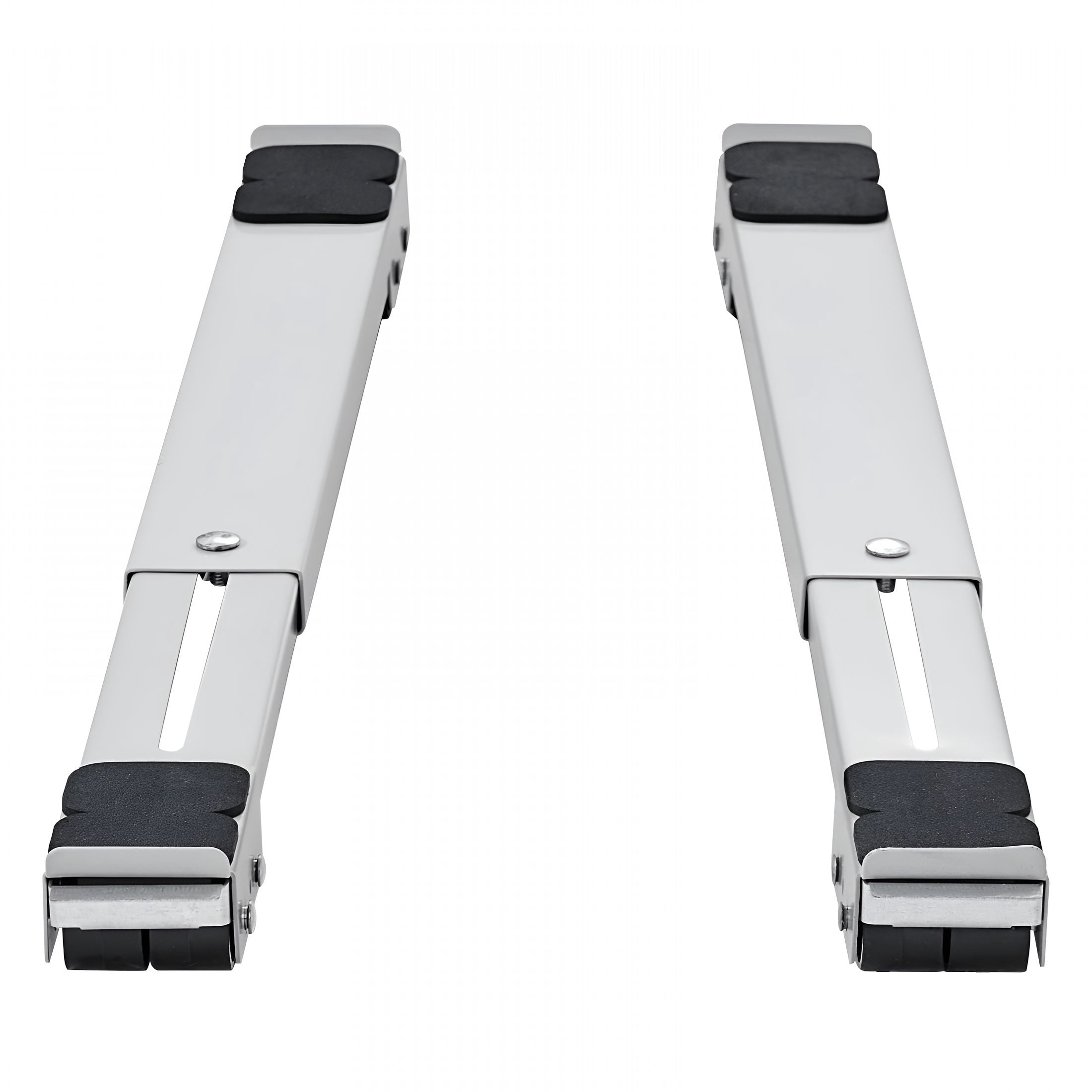 XIBUFE Robust Appliance Rollers, Support up to 660 lbs, Adjustable Mobile Base for Washing Machines, Stand for Fridge, Dolly for Moving Refrigerators, Dryers, Dishwashers, in White