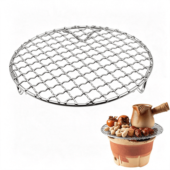 XIBUFE Round Cooling Rack 6" with 20Mm Legs|For Baking,Cooking,Steaming&Bbq,Stainless Steel Wire Baking Rack,Versatile Cooling Rack for Kitchen and Home