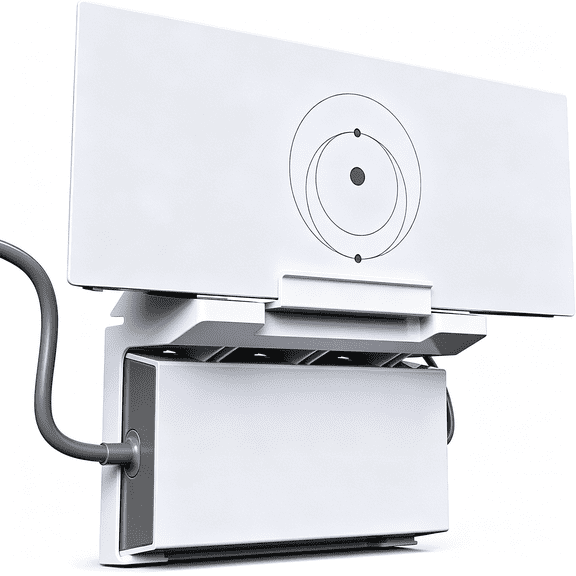 XIBUFE Router Wall Mount, 2-In-1 Starlink Router Mount Modem Bracket for Starlink Standard 4/4X/Gen 3 Utr-32 Router & Power Supply, Space Saving Abs, Easy Install Home Rv Office Boat