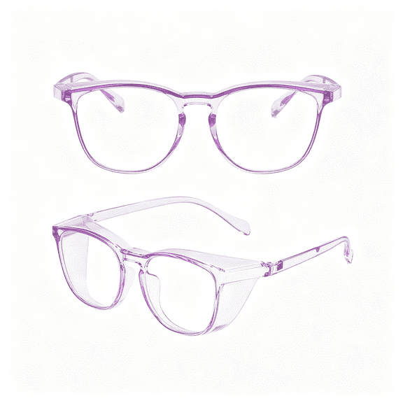 XIBUFE Safety Glasses for Men Women,Anti Fog Safety Goggles Comfortable Blue Light Blocking Uv Protective Adult Nurse Dental Glasses