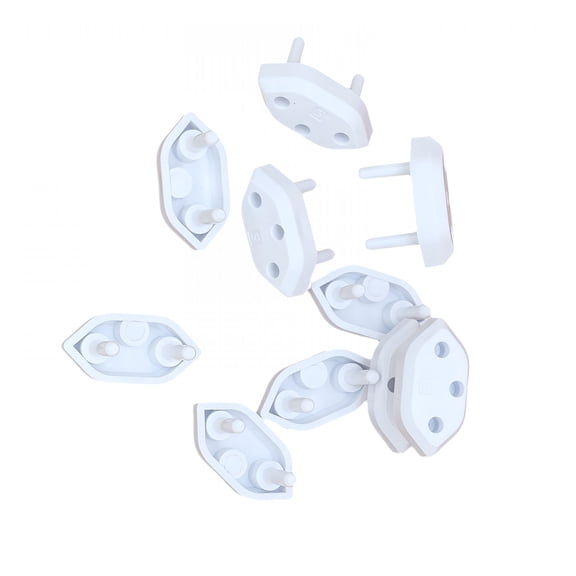 XIBUFE Set of 10Pcs Baby Proofing Outlet Covers Embedded Design Electric Socket Plug Protectors Guard for Child Safety Outlet Covers Baby Proofing