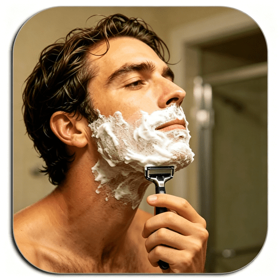 XIBUFE Shower Mirror,Mirrors for Wall,Shaving,Bathroom&Travel,5.116.69In 2Mm Thick Suction Cup Wall Mounted Mirror