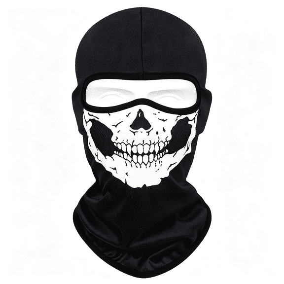 XIBUFE Skull Neck Gaiter Mask Balaclava for Men & Women Motorcycle Riding Fishing Cycling Sports Versatile Skull Balaclava