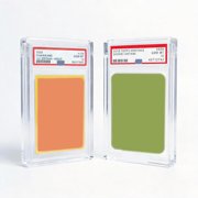 XIBUFE Slab Display Case-1Inch Thick Acrylic Graded Card Display Case with Magnetic Lid,Clear Slab Protector Compatible With&Card Slab Case for Graded Cards