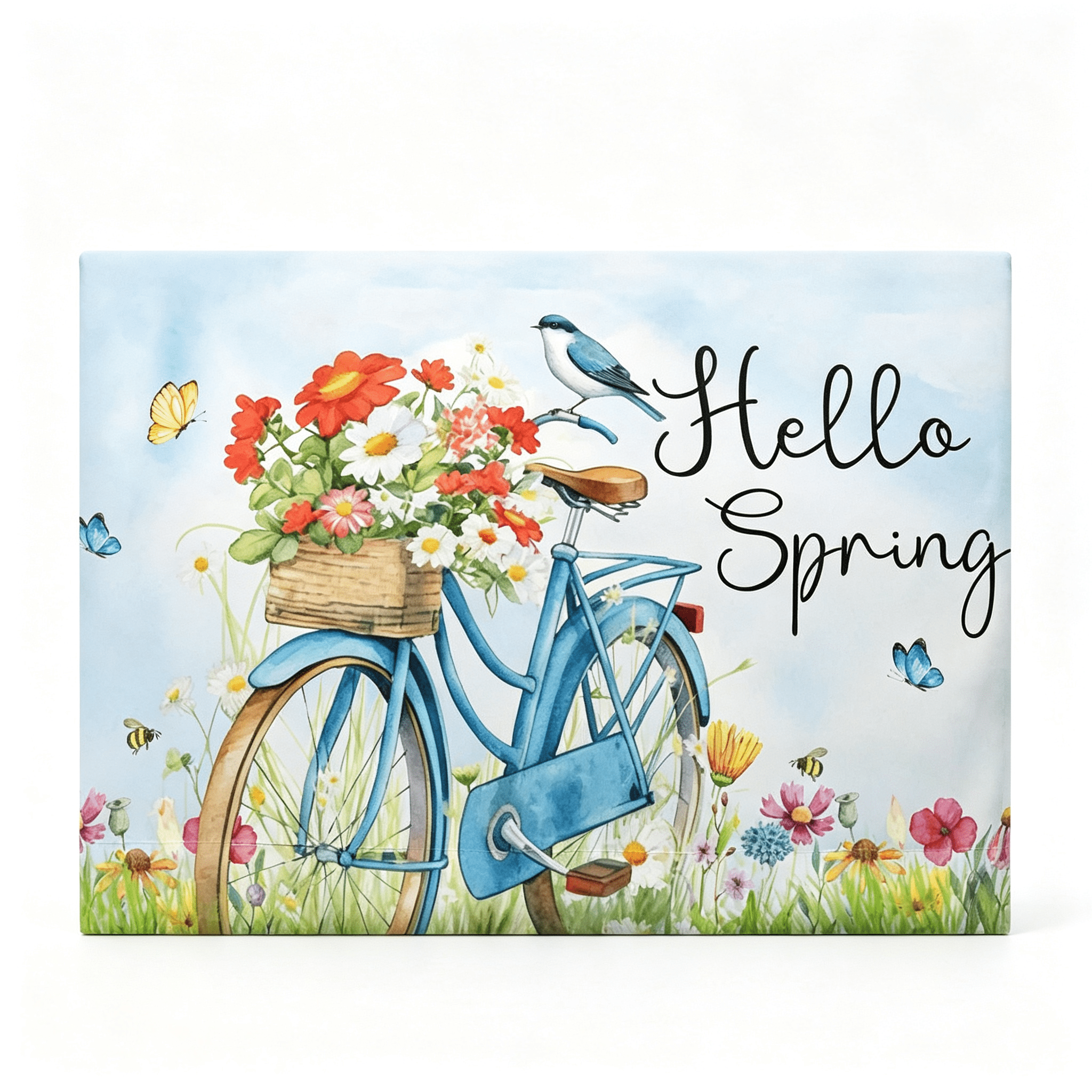 Mail Box In Spring XIBUFE Spring Floral Blooms Bicycle Mailbox Covers Magnetic Standard ...