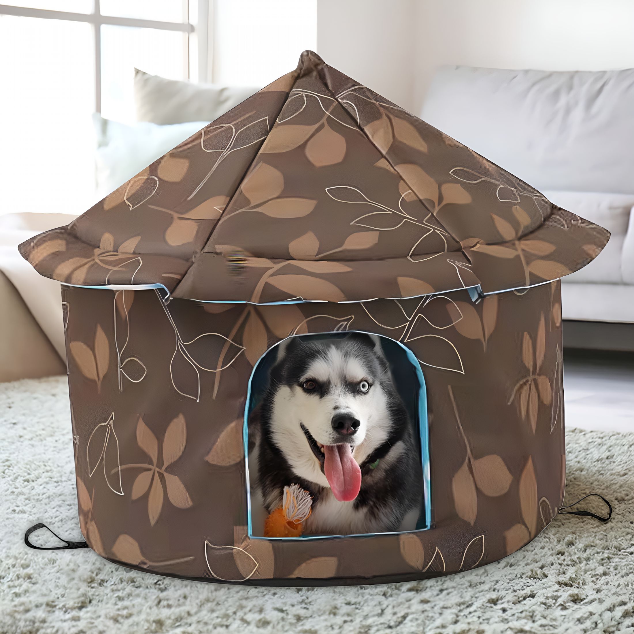 XIBUFE Stray Cats Shelter, Cat Bed Weatherproof Foldable Cat House, Warm Feral Pet Cave for Outdoor Insulated Waterproof Thicken Cats Tent Beds Shelter Home Indoor Cat Dog Houses