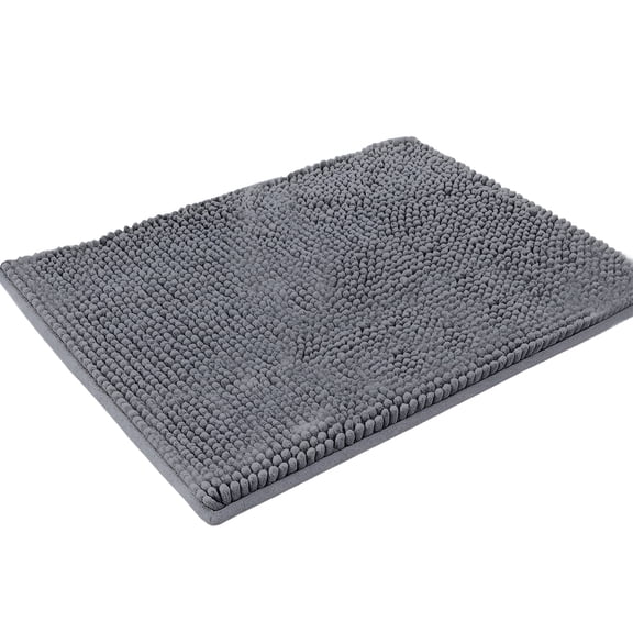 XIBUFE Super Absorbent Microfiber Dog Door Mat for Muddy Paws,Non-Slip Washable Pet Rug,Quick Dry Chenille Entryway Carpet,Machine Washable Indoor Outdoor Mat,3 Sizes