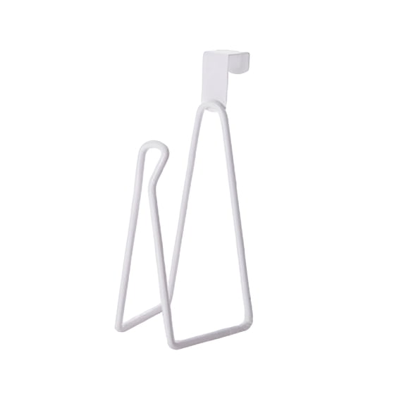 XIBUFE Over the Tank Toilet Paper Holder,Metal Vertical Paper Towel Holder,Over the Door & Inside Cabinet Tissue Roll Hanger,Free Standing Roll Holder for Kitchen Bathroom No Drilling