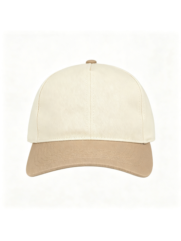 Two Tone A-Frame Trucker Hat,5-Panel Blank Baseball Snapback Solid Back,No Mesh Or Foam; Semi-Structured P"-Front Canvas Crown; -Ready for Embroidery,Patches,Logos
