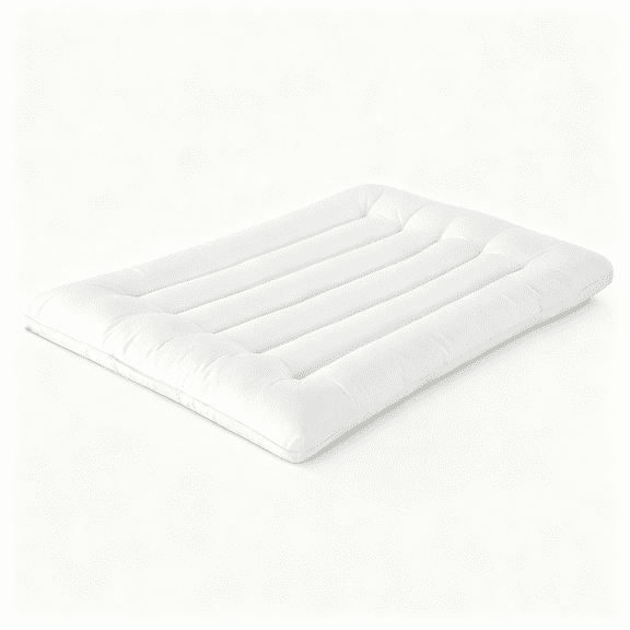 XIBUFE Ultra Thin Flat Pillow for Sleeping, Thin Pillow for Back Sleeper, Supportive Stomach Sleeping Pillow, Slim Bed Pillow, Machine Washable-Standard Size 18X26, White