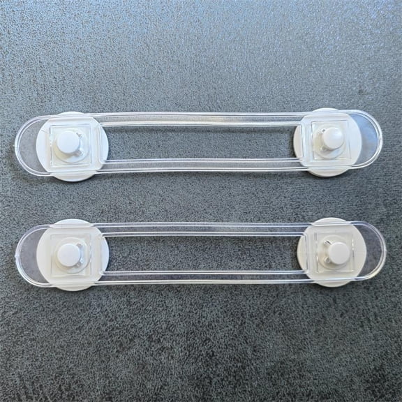 XIBUFE Universal Flexi Locks,Bulk Value Pack,20 Adhesive Locks & Latches,7.1 in Strap,Child Proof Appliances,Cabinets,Drawers,No Tools Required.