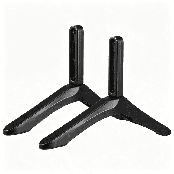 XIBUFE Universal Tv Stand Bracket for 32-65 " Flat Screen Tv Stable Triangle Base Tv Support Stand Tabletop Holder for Living Room Bedroom Use Tv Replacement Legs