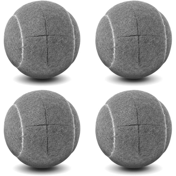 XIBUFE Walker Tennis Balls Precut Tennis Balls for Walkers 4Pcs Walkers Legs Universal Precut Glide Balls,Heavy Duty Long Lasting Felt Pad Glide Coverings for Furniture Legs
