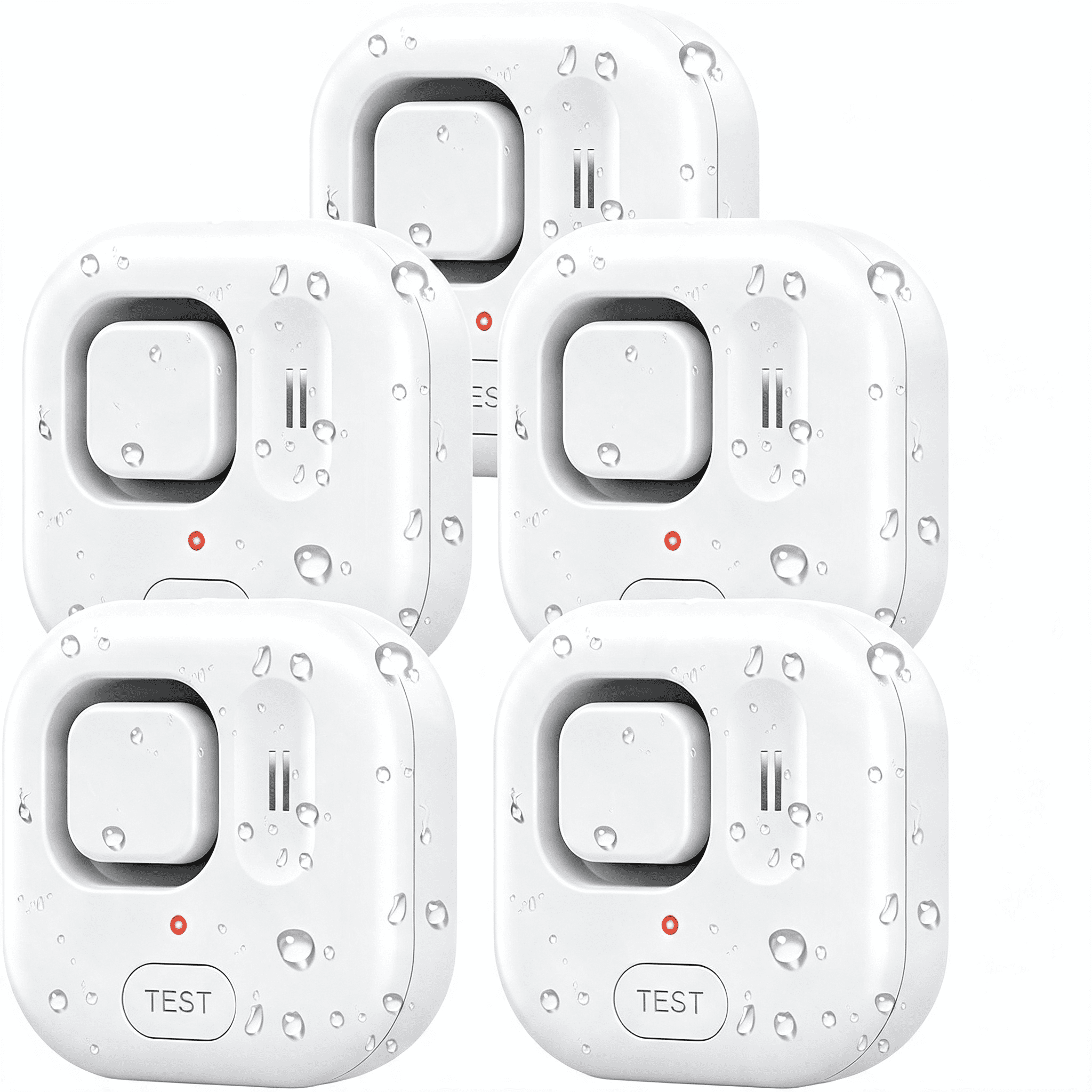 XIBUFE Water Leak Detectors for Home,120Db Water Sensor Alarm Leak ...